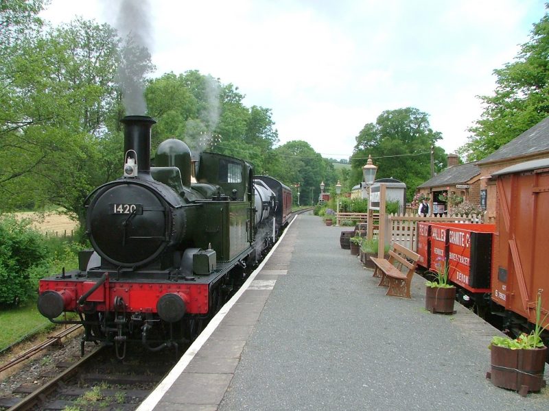 South Devon Railway 1420 on a Sunday milk train