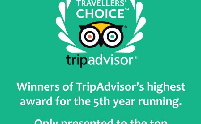 Tripadvisor award winner devon 2019