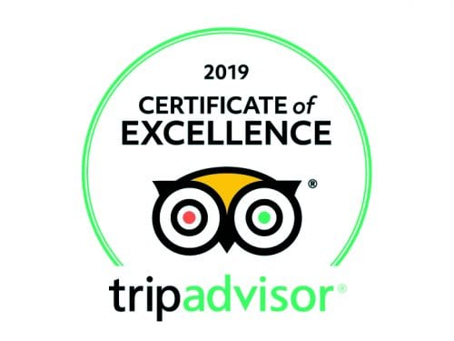 2019 Trip Advisor Certificate of Excellence Award