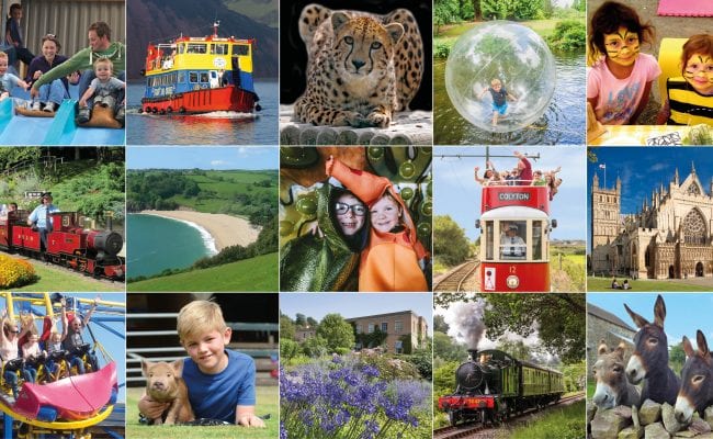 Devon's Top Attractions - mix of attractions