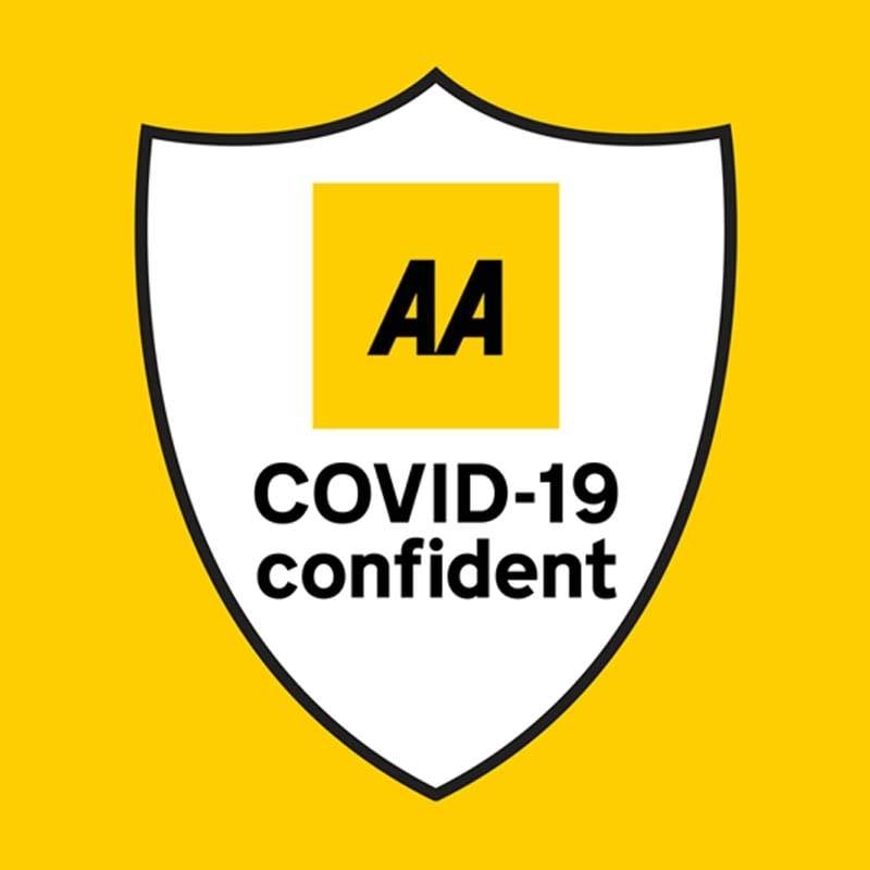 Covid AA covid confident logo