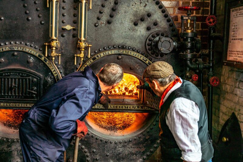 Boilers at Coldharbour Mill