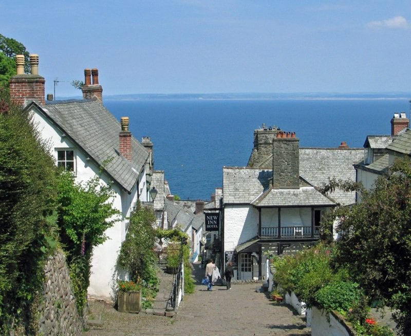 April, New Inn Clovelly