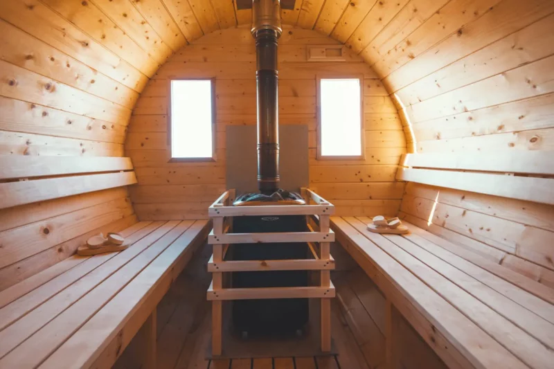 Blackpool Sands sauna