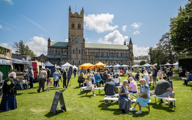 Food festival at Buckfast Abbey