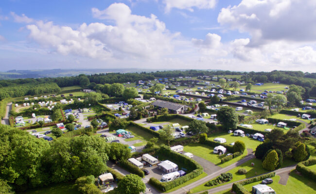 Campsite Drone View