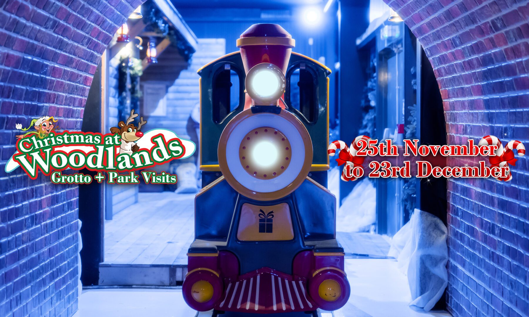 Visit the Woodlands Christmas Grotto and Theme Park this winter!