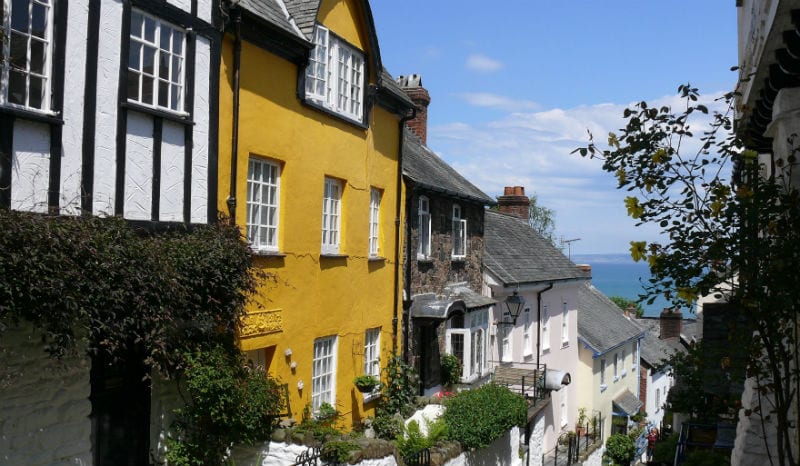 Clovelly's Tumbling Cottages Devon