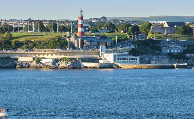 Plymouth Hoe from Sound