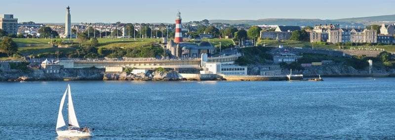 Plymouth Hoe from Sound