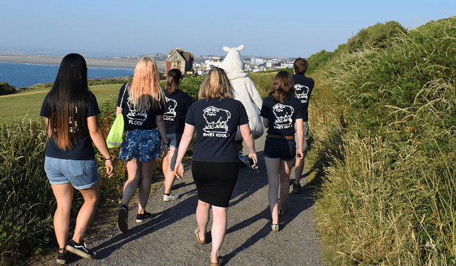 Devon Tourism take on the south west coast path challenge 1