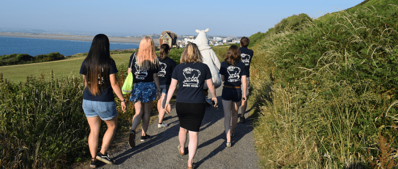 Devon Tourism take on the south west coast path challenge 1