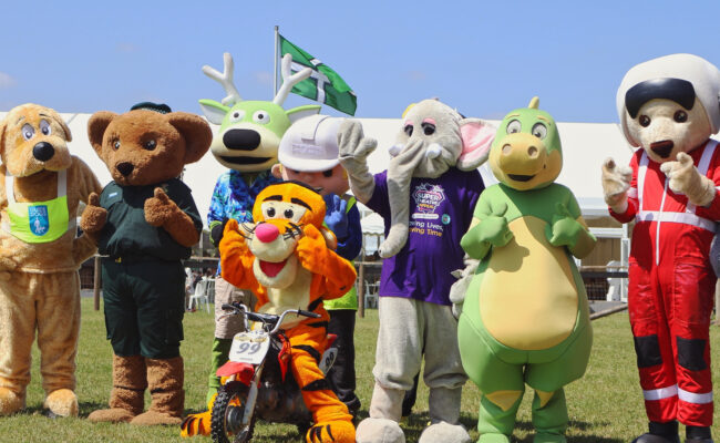 Devons Top Attractions Mascot race 2025 Devon County Show