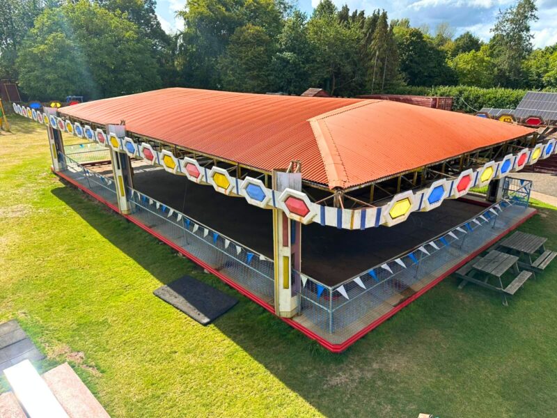 Old Dodgems at Diggerland Devon