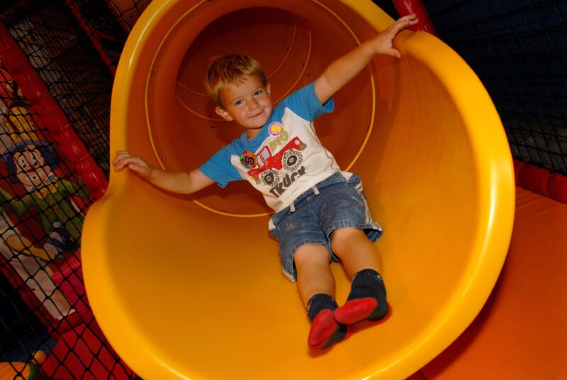 Woodlands indoor slide