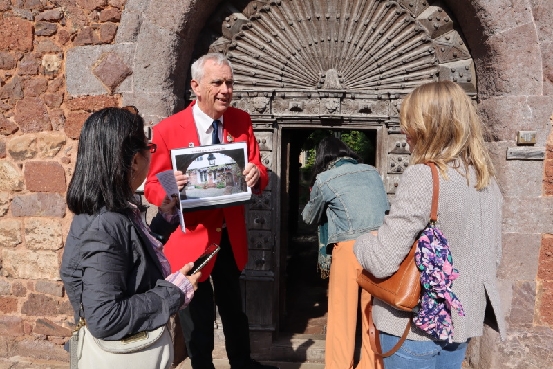 Group on an Exeter Red Coat Guided Tour