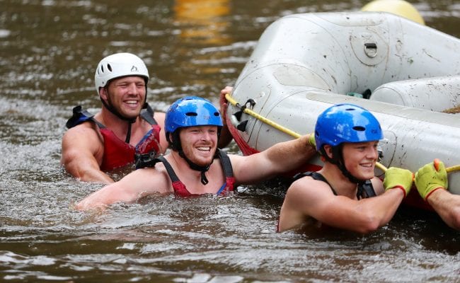 Exeter Chiefs Training at River Dart