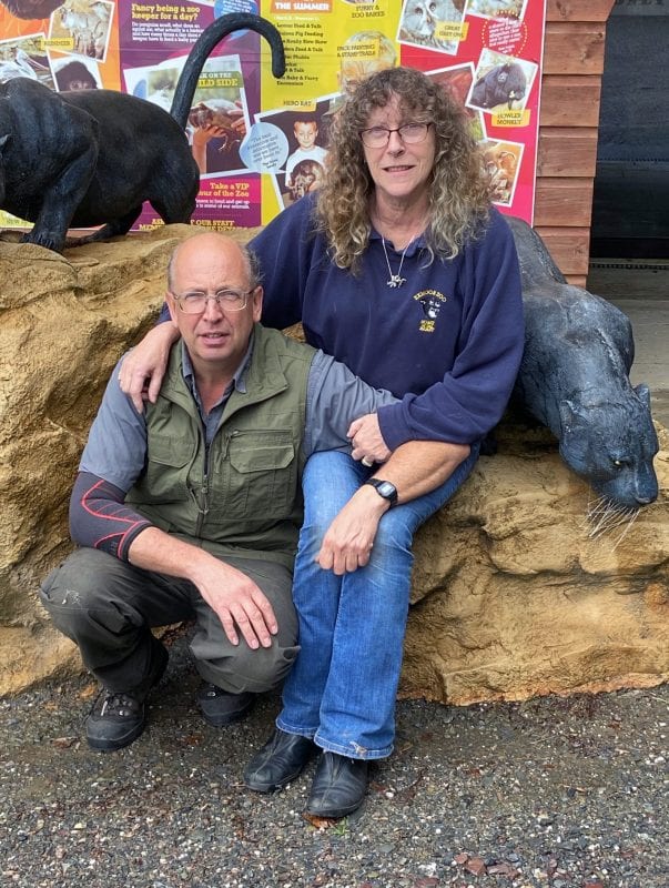 Exmoor Zoo Lynn and Danny Reynolds