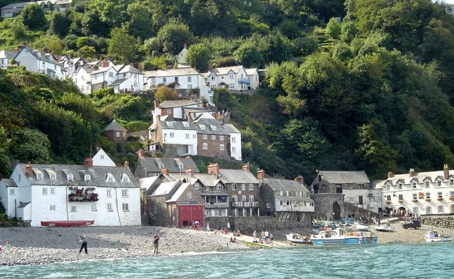 View Of Clovelly From The Sea