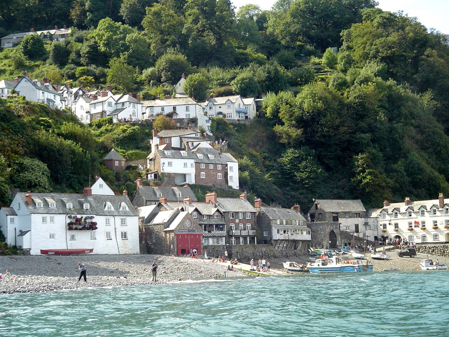 View Of Clovelly From The Sea