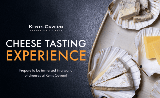 Cheese tasting experience at kents cavern