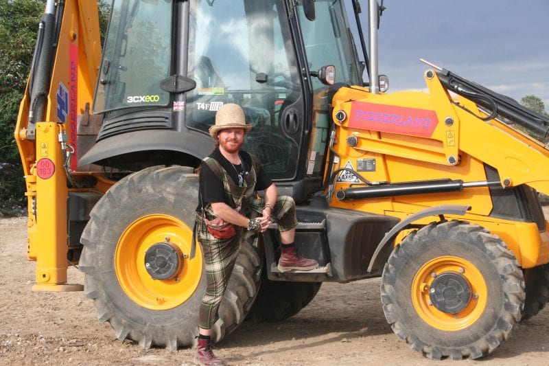 Keith Lemon filming at Diggerland.jpg x