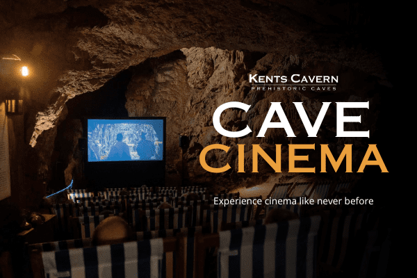 Cave cinema at Kents Cavern May Half Term