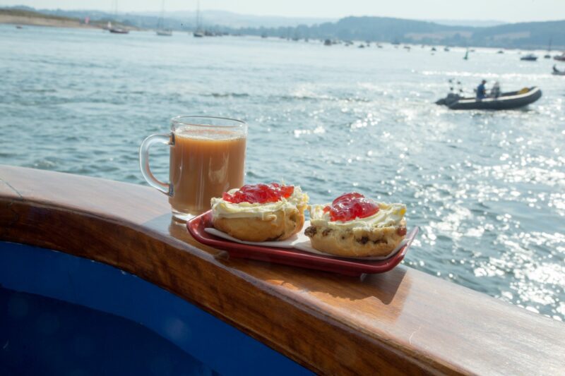 Stuart Line Cruises cream tea