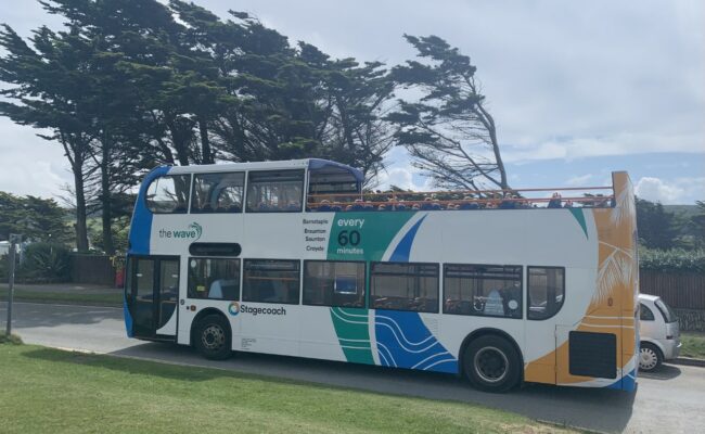 Stagecoach open top bus