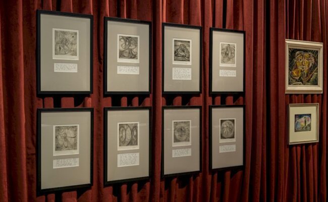 Photograph showing artwork in an exhibition