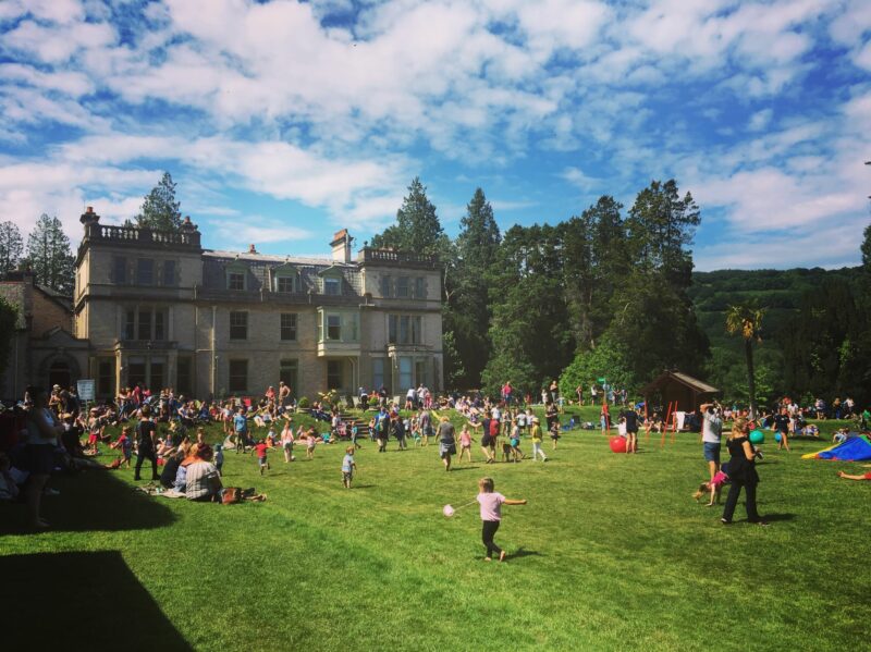 River Dart picnic in the park.