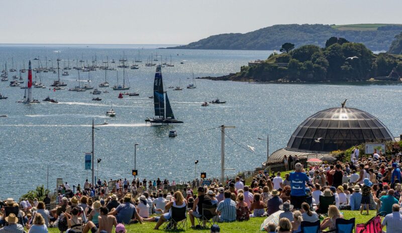 Sail GP Plymouth view from the hoe