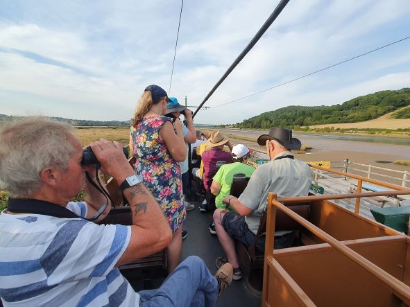 Seaton Tramway Bird watching tram..