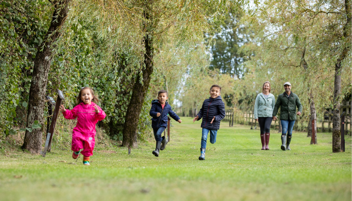 Family enjoys day out at The Donkey Sanctuary