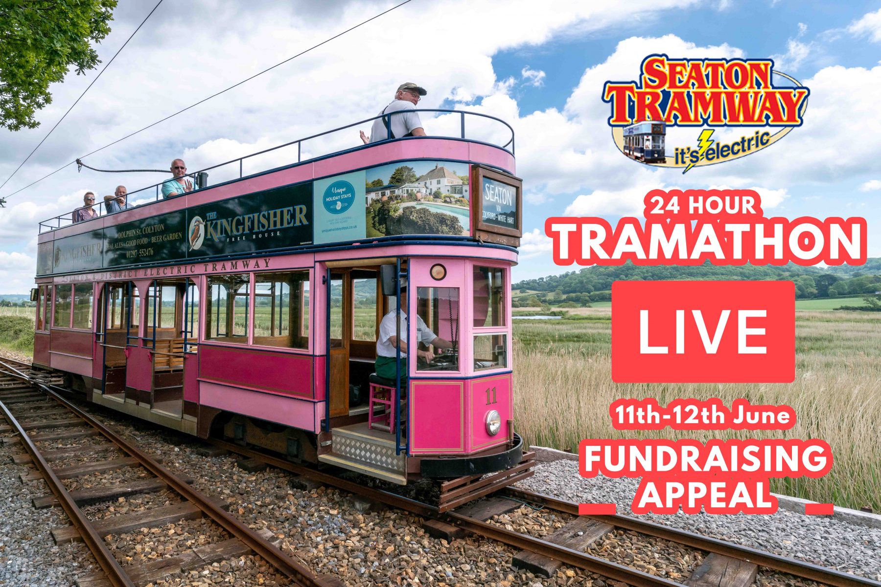 24 HOUR TRAM TRIP TO RAISE MONEY FOR HERITAGE TRAMWAY