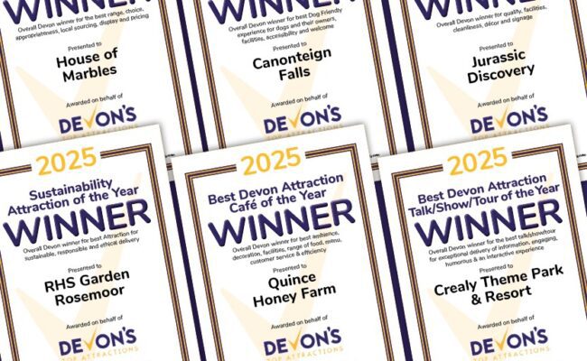 Devon's Top Attractions 2025 Award winners