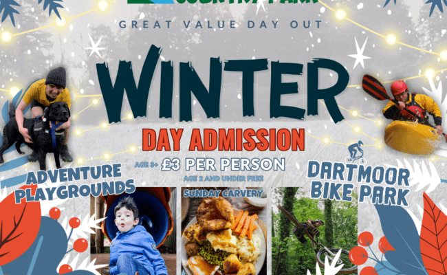 Winter Day Admission at River Dart Country Park
