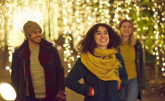 Visitors at Glow