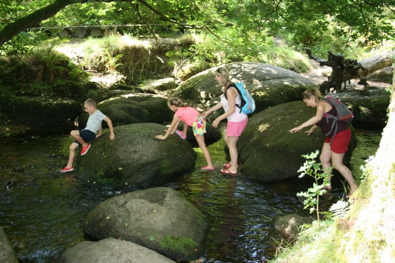 Becky Falls scramble