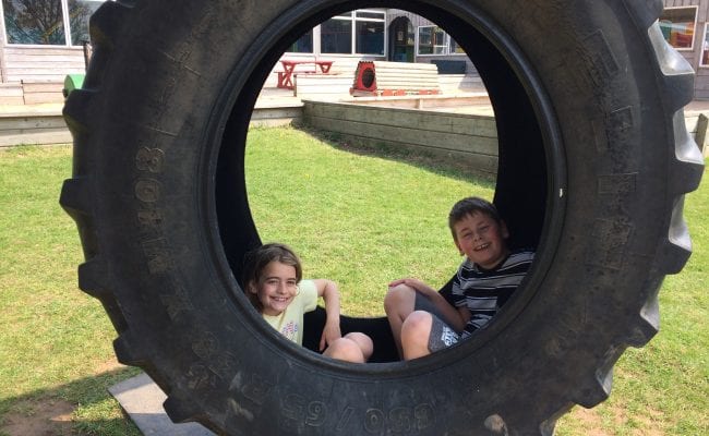 World of Country Life - Devon's Top Attractions - giant tyre