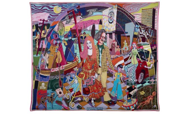 Grayson Perry's textile work 'A Perfect Match'