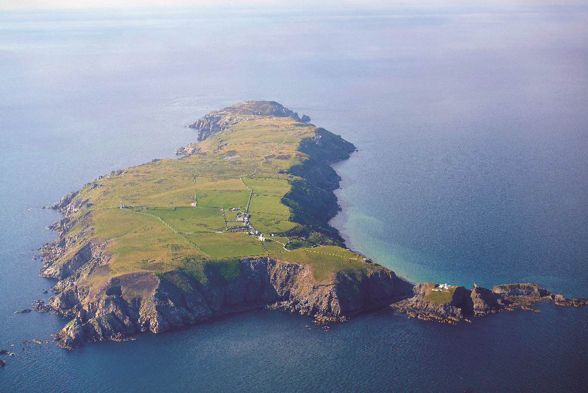 Lundy Island Aerial shot