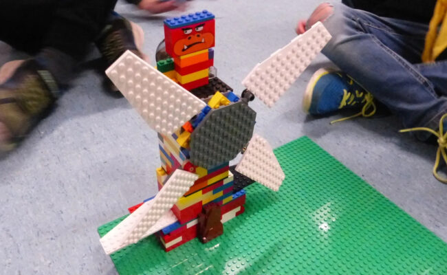 Wind turbine made from LEGO®