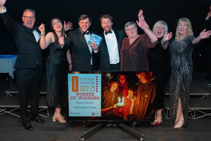 devon Tourism Awards Winner of Winners Kents Cavern 2022