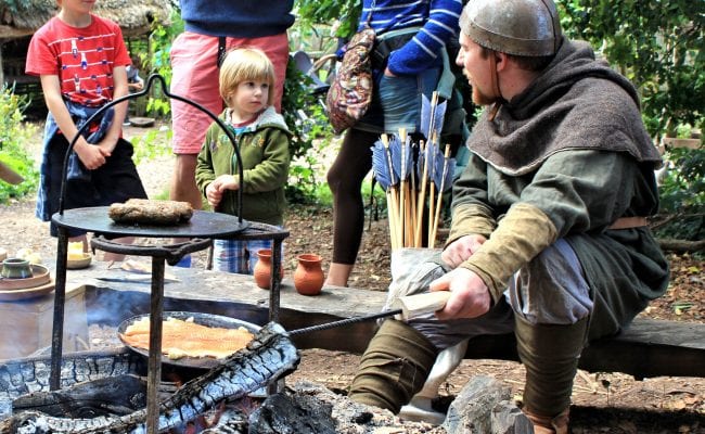 Fun family activities in the Saxon Village at Wildwood Devon