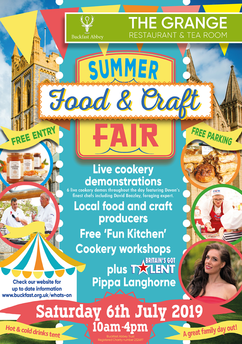 Food and craft fair Buckfast Abbey