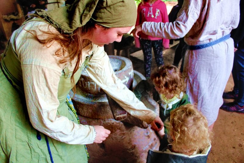 Saxon crafts at Wildwood Escot